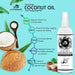 AromaMusk Organic 100% Pure Cold Pressed Extra Virgin Coconut Oil For Hair And Skin, 100ml Aroma Musk 