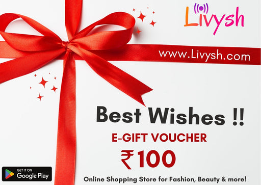 Livysh e-Gift Card Rs.100 Gift Set LivySeller 