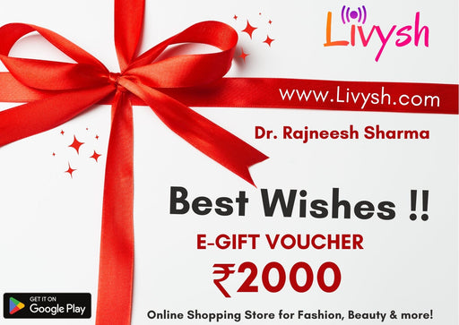 Livysh e-Gift Card Rs.2000 Gift Set LivySeller 