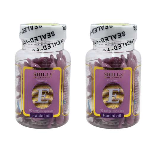 Shills Professional Vitamin E Facial Oil Capsules 24g (Purple) 1