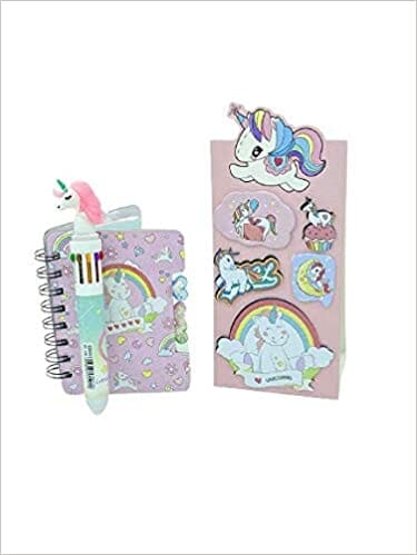 G.FIDEL Notebook Journal Set, Diary, Pen and Stickers Included Writing Kit for Girls and Kids (Pink) Toy GFIDEL 