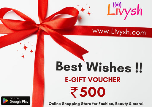 Livysh e-Gift Card Rs.500 Gift Set LivySeller 