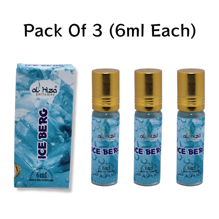 Al hiza perfumes Ice Berg Roll-on Perfume Free From Alcohol 6ml 9