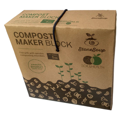 Compost Maker Block [Aerobic Composting] : 5Kg Stone Soup 