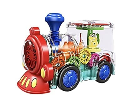 G.Fidel Transparent Concept Engine Toy Electric Mechanical Gear Engine with Colorful Light and Charming Music, Moving Gears, Great Birthday Gift Little Kids for Boys Girls Toy GFIDEL 