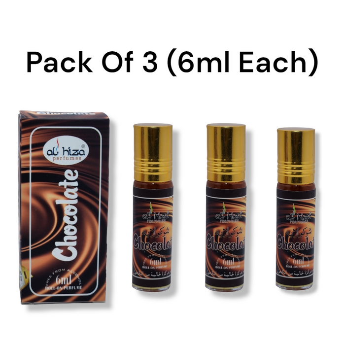 Al hiza perfumes Chocolate Roll-on Perfume Free From Alcohol 6ml 10