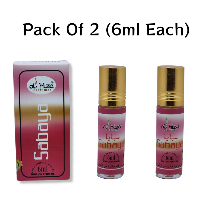 Al hiza perfumes Sabaya Roll-on Perfume Free From Alcohol 6ml 10