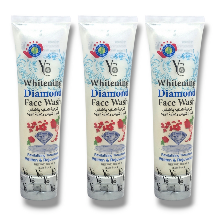 Yc Whitening Diamond Face wash 100ml 2