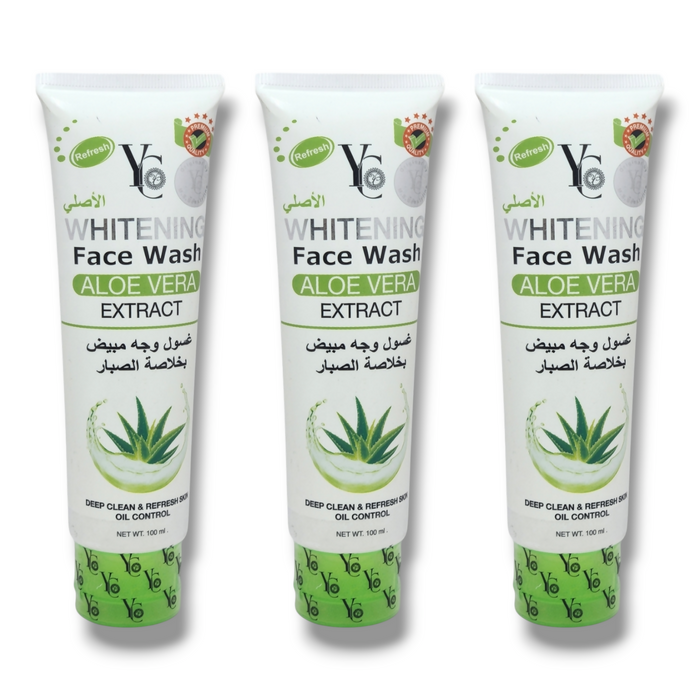 Yc Whitening Aloe Vera Extract Face wash 100ml 2