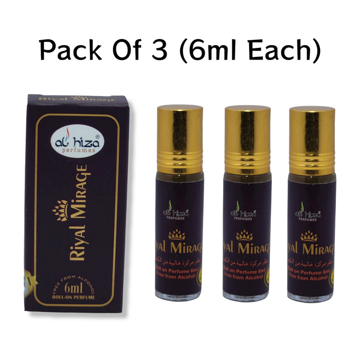 Al hiza perfumes Riyal Mirage Roll-on Perfume Free From Alcohol 6ml 11