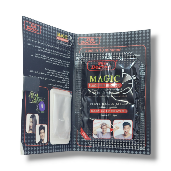 Skin Doctor Magic Black Hair Shampoo 25ml 4