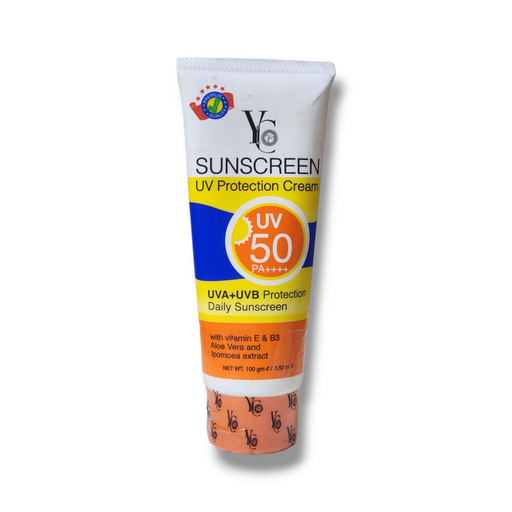 Yc Sunscreen Uv Protection Cream UV50 UVA+UVB 100g 1