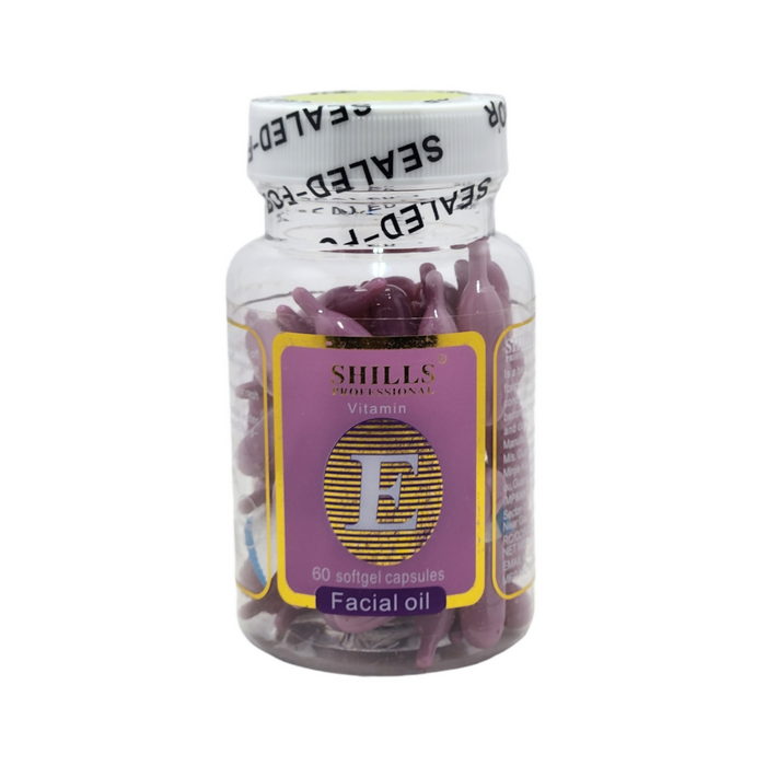 Shills Professional Vitamin E Facial Oil Capsules 24g (Purple) 3