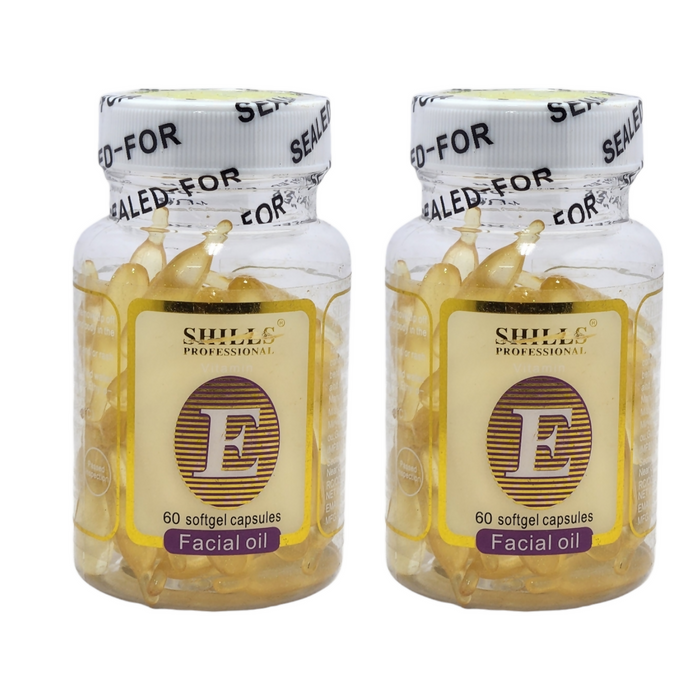 Shills Professional Vitamin E Facial Oil Capsules 24g (Yellow) 1