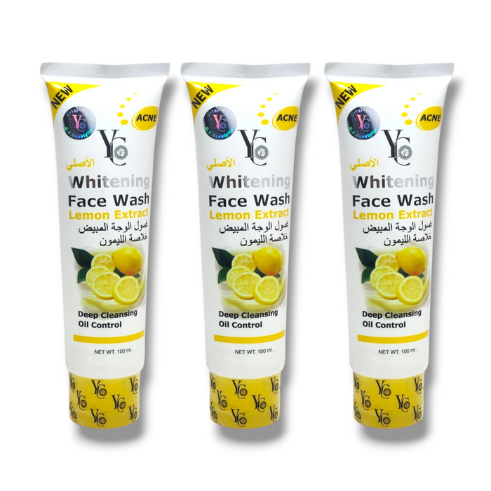 Yc Whitening Lemon Extract Face wash 100ml 2