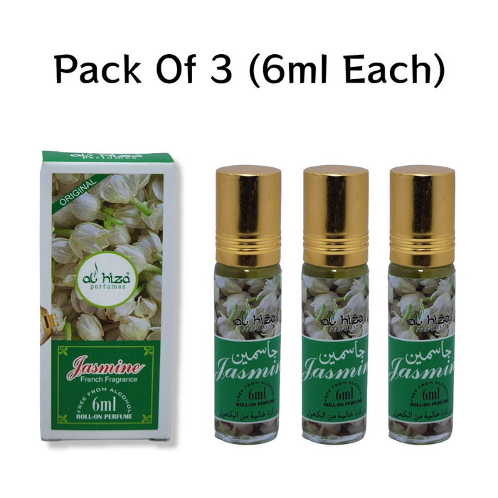 Al hiza perfumes Jasmine Roll-on Perfume Free From Alcohol 6ml  10