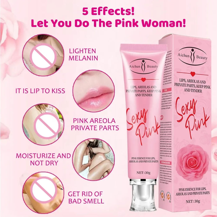 Aichun Beauty Sexy Pink Essence For Lips And Private Parts- 30g 11