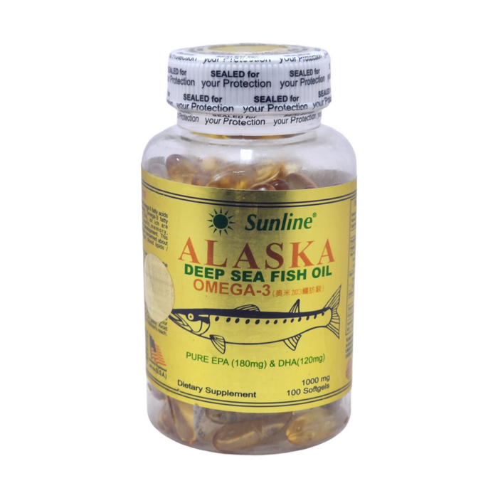 Alaska Deep Sea Fish Oil Omega-3 100 Softgels 3