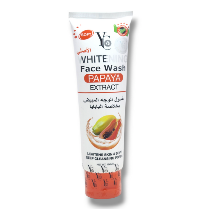 Yc Whitening Papaya Extract Face wash 100ml 4