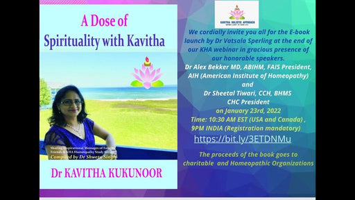 A Dose of Spirituality with Kavitha book Takecare Seller 