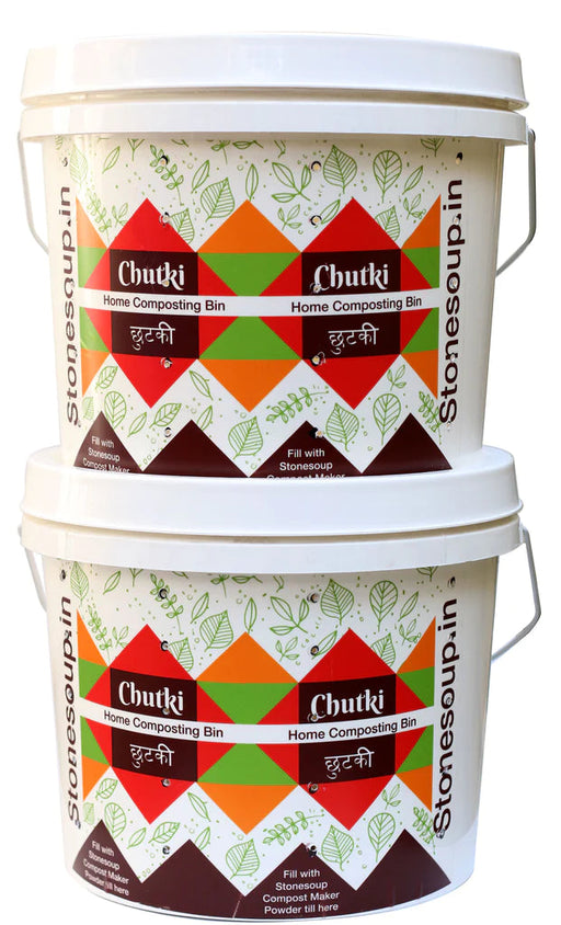New Chutki Stackable Aerobic Home Composting Stone Soup 