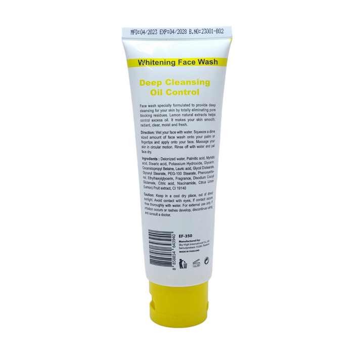 European Formula Whitening Face wash Lemon  Extract 100ml 4