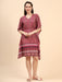 Women's printed Short Kaftan in Crepe Clothing Ruchi Fashion XS 