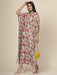 Women's Floral print Rayon Kaftan in grey base Clothing Ruchi Fashion XL 
