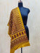 TAVAN Pure Silk Printed Women Dupatta(Yellow) Prijam Store 