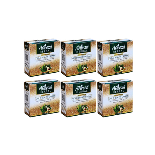 Aneeza Herbal Gold Beauty Cream - 20g (Pack Of 6) Cream Health And Beauty 