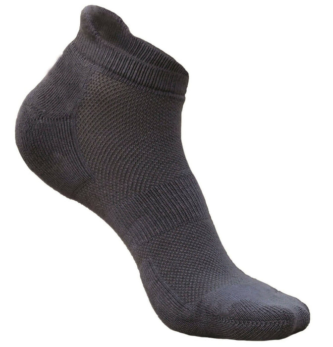 The Earth Trading Bamboo Fiber Unisex Ankle Socks (Odour Free) - Steel Grey Color socks The Earth Trading & Consulting Company 