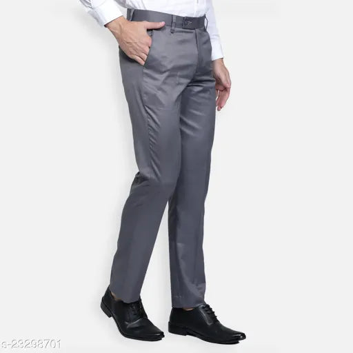 Haul Chic Lycra Blend Smart Trousers Apparel & Accessories Haul Chic 