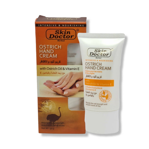 Skin Doctor Ostrich Hand Cream with vitamin E and Ostrich Oil 50g Cream SA Deals 
