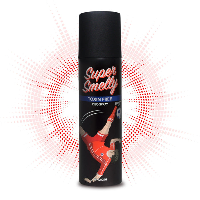 Super Smelly Whoosh Natural Long Lasting Deodorant Spray No Paraben, Sulphate, Chemicals 150ml Deodorant Super Smelly 