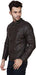 Garmadian Men's Faux Leather Jacket (Brown) Jackets Demind Fashion 