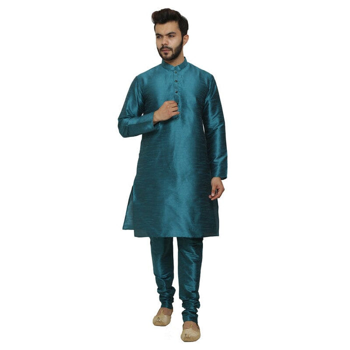 AAZ WEAR Traditional Kurta Pyjama Set for Men Ethnic Wear for Men Wedding /Pooja Occasion or Regular Use Kurta Set ROYAL BLUE Men Indo-Western with Dhoti Pant AROSE ENTERPRISES 