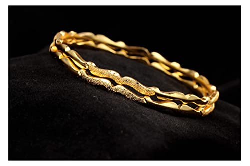 JFL - Jewellery for Less - Girls, Women's Traditional Ethnic One Gram Gold Plated Designer Bangle Set Bangles JFL 