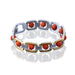 ARADHYA Rudraksha Dual Tone Bracelet for Men & Women Brothers Boys Bracelet Imitation Jewellery Aradhya Jewellery 