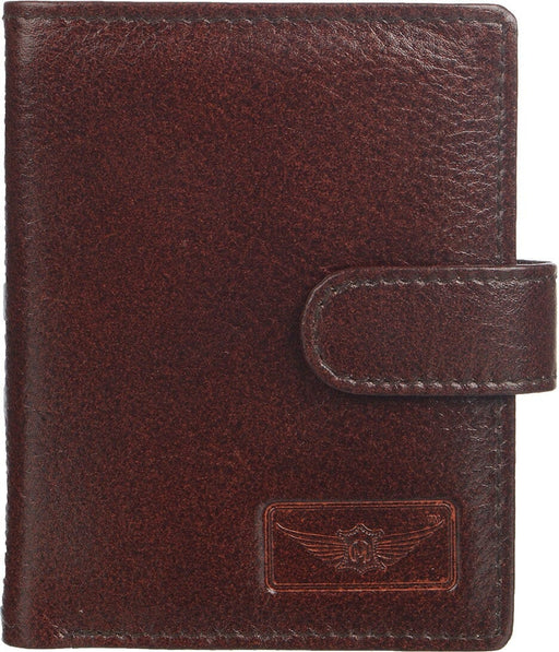 Genuine Leather Book Fold Card Holder Card Holder Brown Holder MASKINO ENTERPRISES 