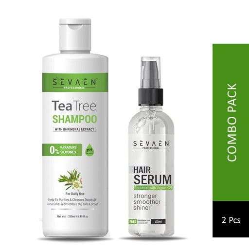 TeaTree Shampoo and Professional Hair serum professional range Hair Care SEVAEN PROFESSIONAL 