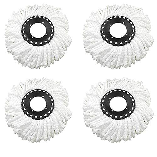 LSARI Microfiber Spin Mop Refill (Cool White, Pack of 4) Home Accessories Aric Retail India Company 