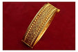 JFL - Traditional Ethnic One Gram Gold Plated Braided Gold Bead Designer Openable Kada for Women & Girls. Kada JFL 