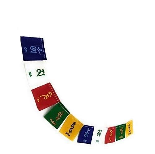 LSARI Tibetan Pray Flag (Velvet, Medium) Pack of 1 Home Accessories Aric Retail India Company 