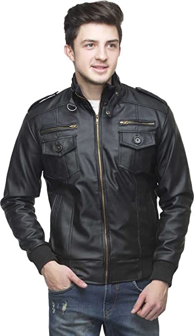 Garmadian Men's Plain / Solid Regular Jacket (Large) Jackets Demind Fashion 