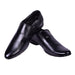 Somugi Genuine Leather Black Formal Slip on shoes Formal Shoes Avinash Handicrafts 