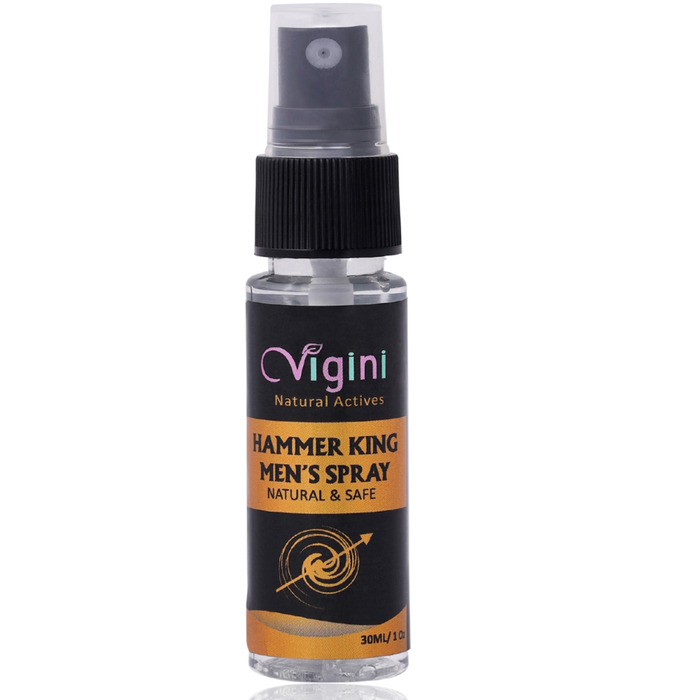 Vigini Natural Hammer King Intimate Deodorant Spray Men Long Lasting Pleasure Water Based Sexual Delay Time CFC Free Non Transferable Male 30 ml health & wellness Global Medicare Inc 