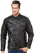 Garmadian Black Casual Pu Leather Jacket for Men Jackets Demind Fashion 