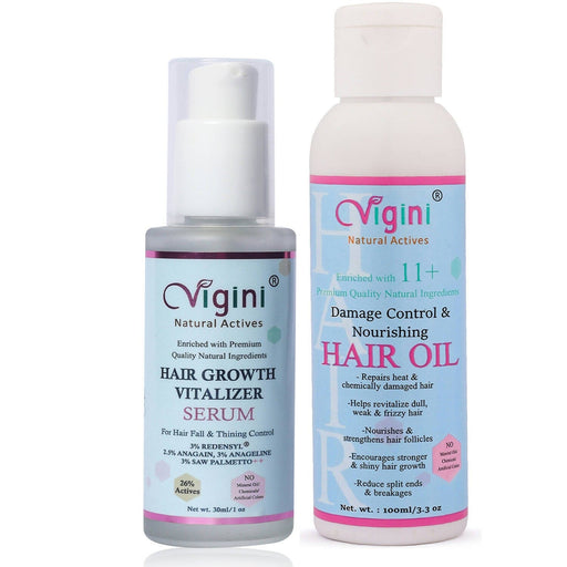 Vigini 3% Redensyl Procapil Anagain Nourishing Growth Serum & Damage Repair Nourishing Hair Fall Oil Hair Serum Global Medicare Inc 