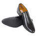 Somugi Black Slip on Formal Shoes for Men made by Artificial Leather Formal Shoes Avinash Handicrafts 
