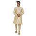 AAZ WEAR Traditional Kurta Pyjama Set for Men Ethnic Wear for Men Wedding /Pooja Occasion or Regular Use Kurta Set GOLD Men Indo-Western with Dhoti Pant AROSE ENTERPRISES 